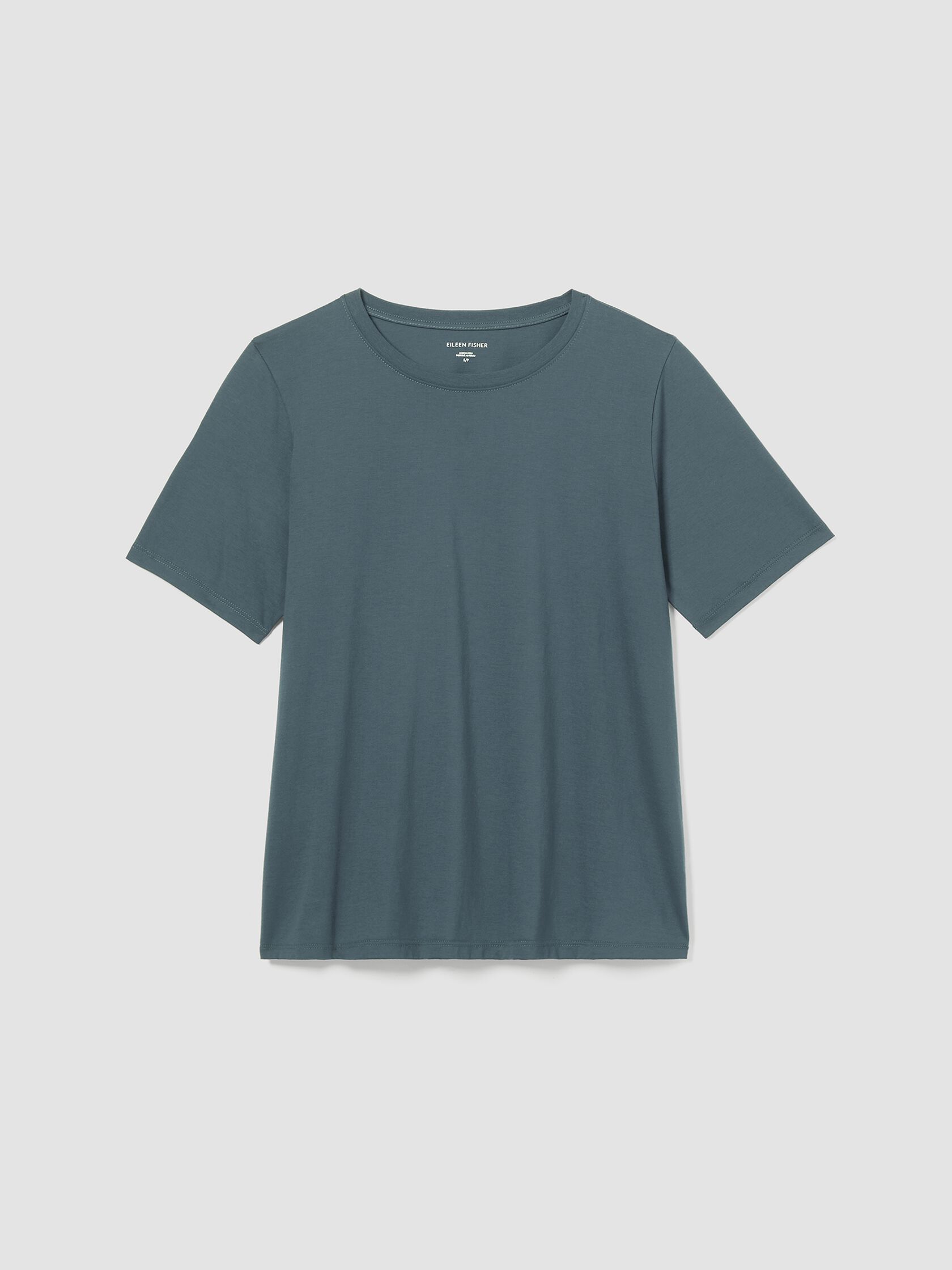 Organic Pima Cotton Jersey Round Neck Tee