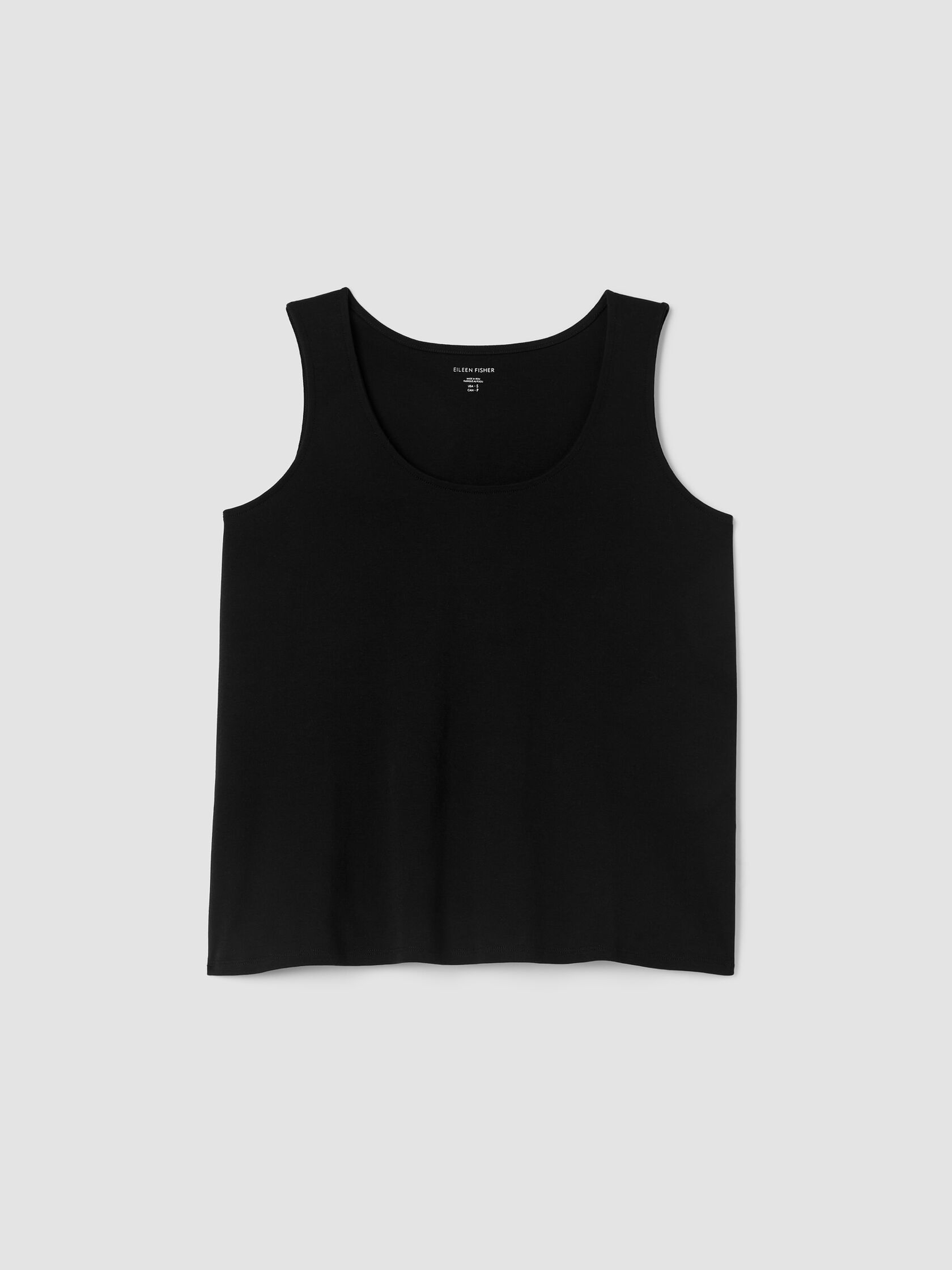 Organic Cotton Interlock U-Neck Sleep Tank