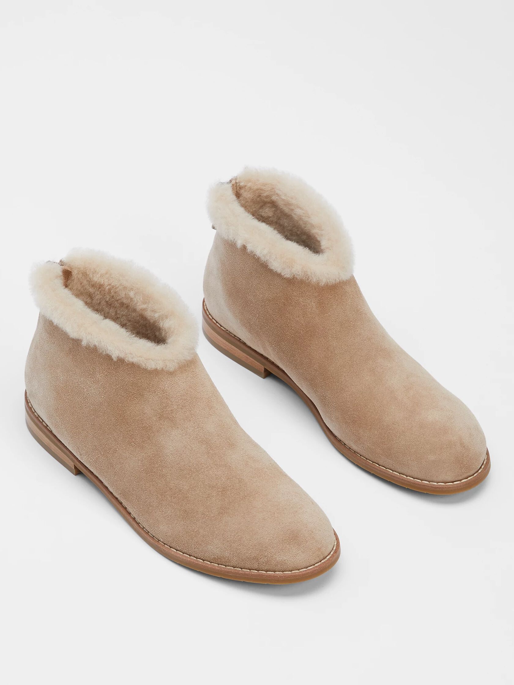 Drift Shearling Bootie in Suede