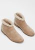 Drift Shearling Bootie in Suede