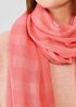 Organic Cotton Mesh Stripe Scarf