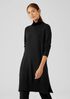 Merino Jersey Turtleneck Dress in Regenerative Wool