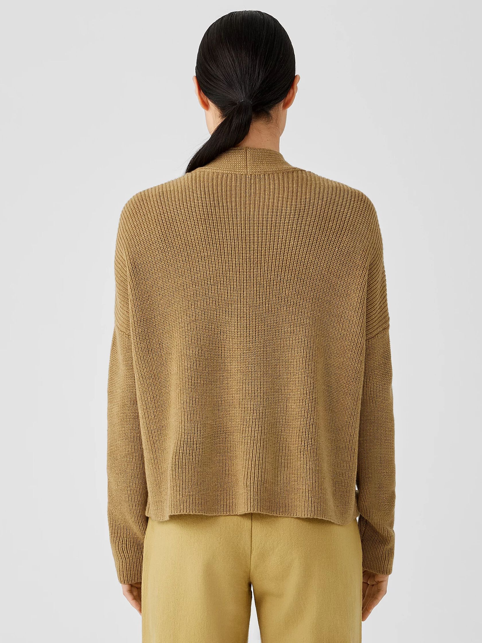 Merino Cardigan in Responsible Wool