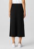 Lightweight Organic Cotton Terry A-Line Skirt