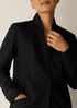 Seasonless Wool High Collar Jacket