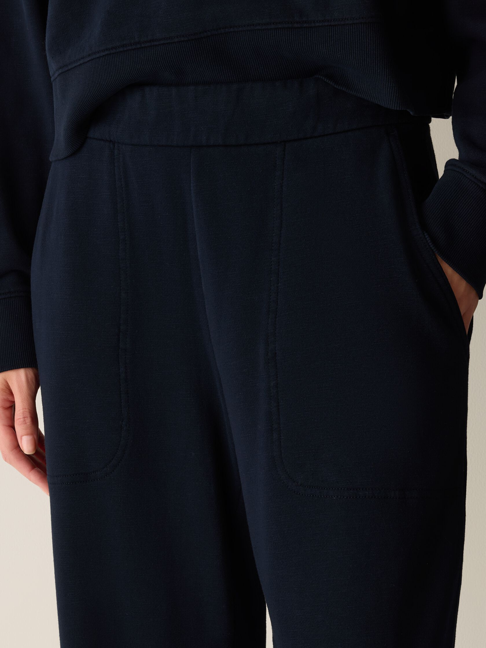 Garment-Dyed Organic Cotton Terry Arch Pant