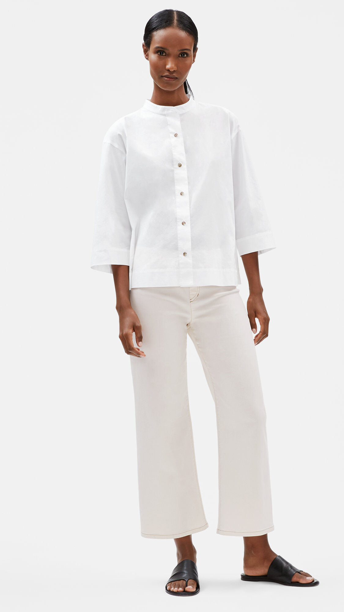 Eileen fisher wide leg jeans store