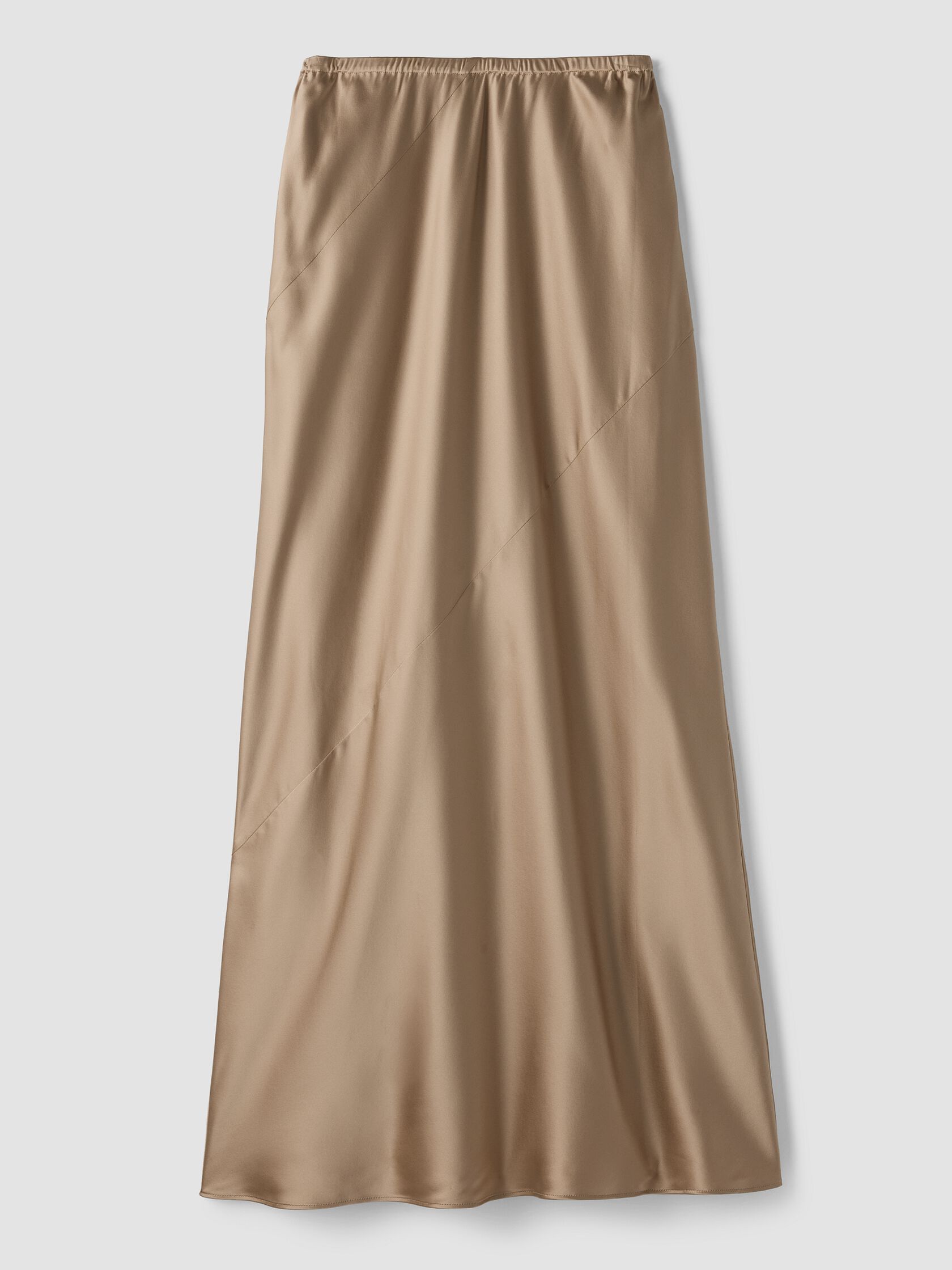 Heavyweight Silk Charmeuse Bias Skirt