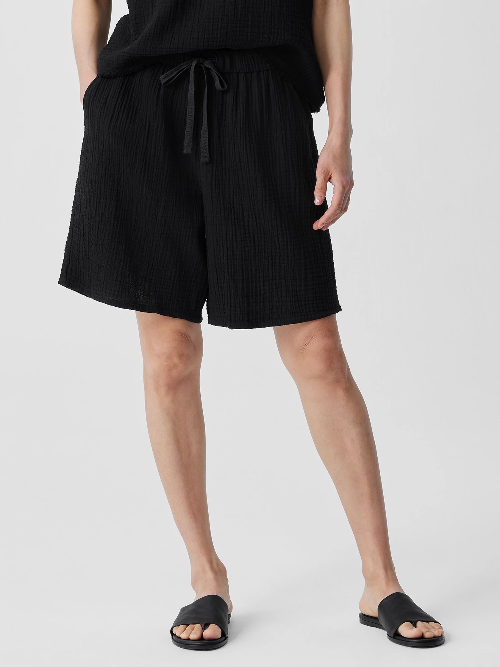 Organic Cotton Lofty Gauze Shorts