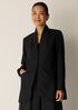 Seasonless Wool High Collar Jacket