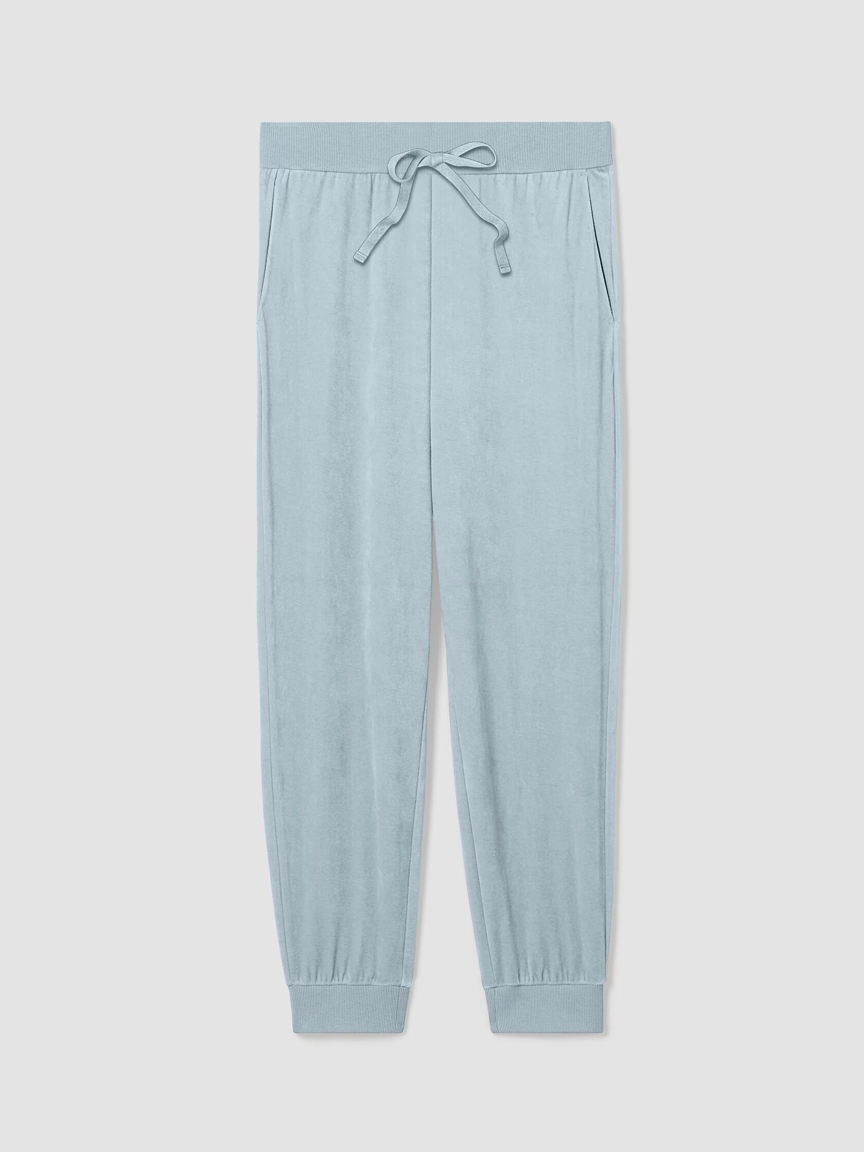 Cozy Velour Knit Jogger Pant