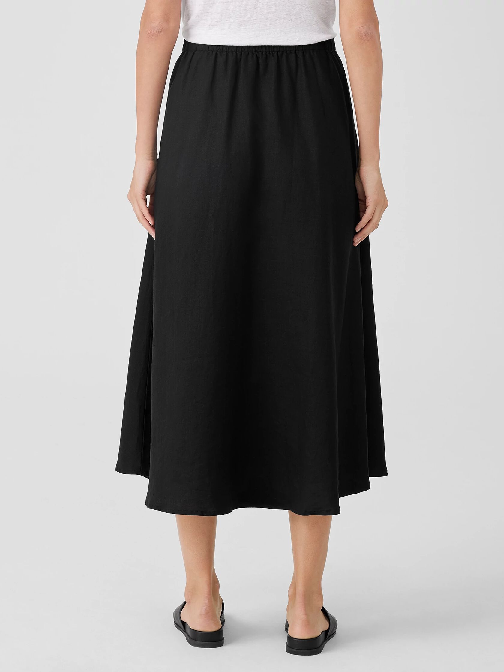 Organic Linen Pocket Skirt | EILEEN FISHER