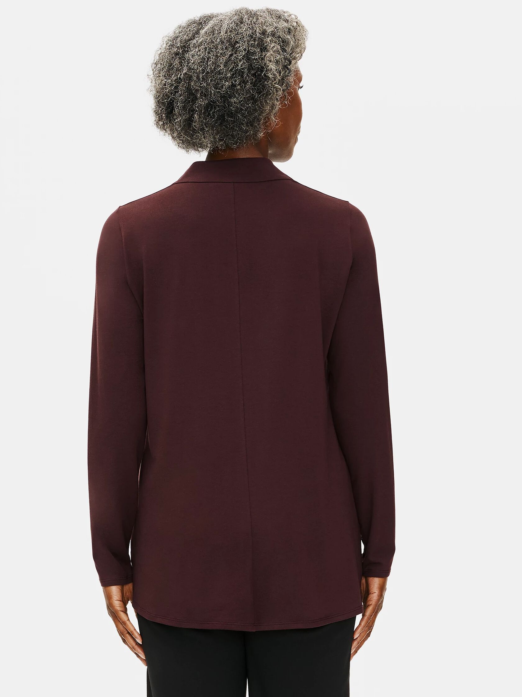 Fine Jersey V-Neck Top