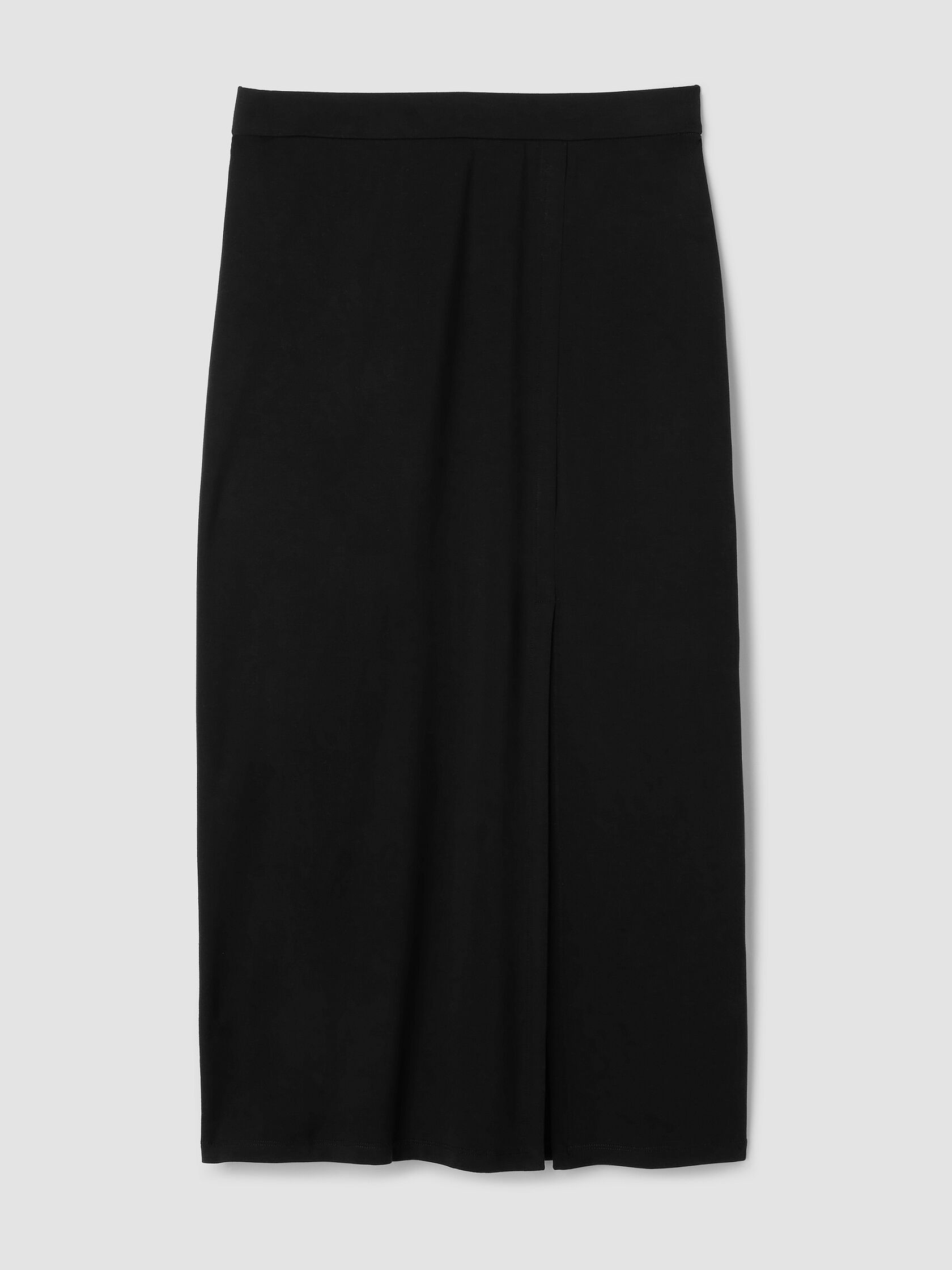 Stretch Jersey Knit Straight Skirt