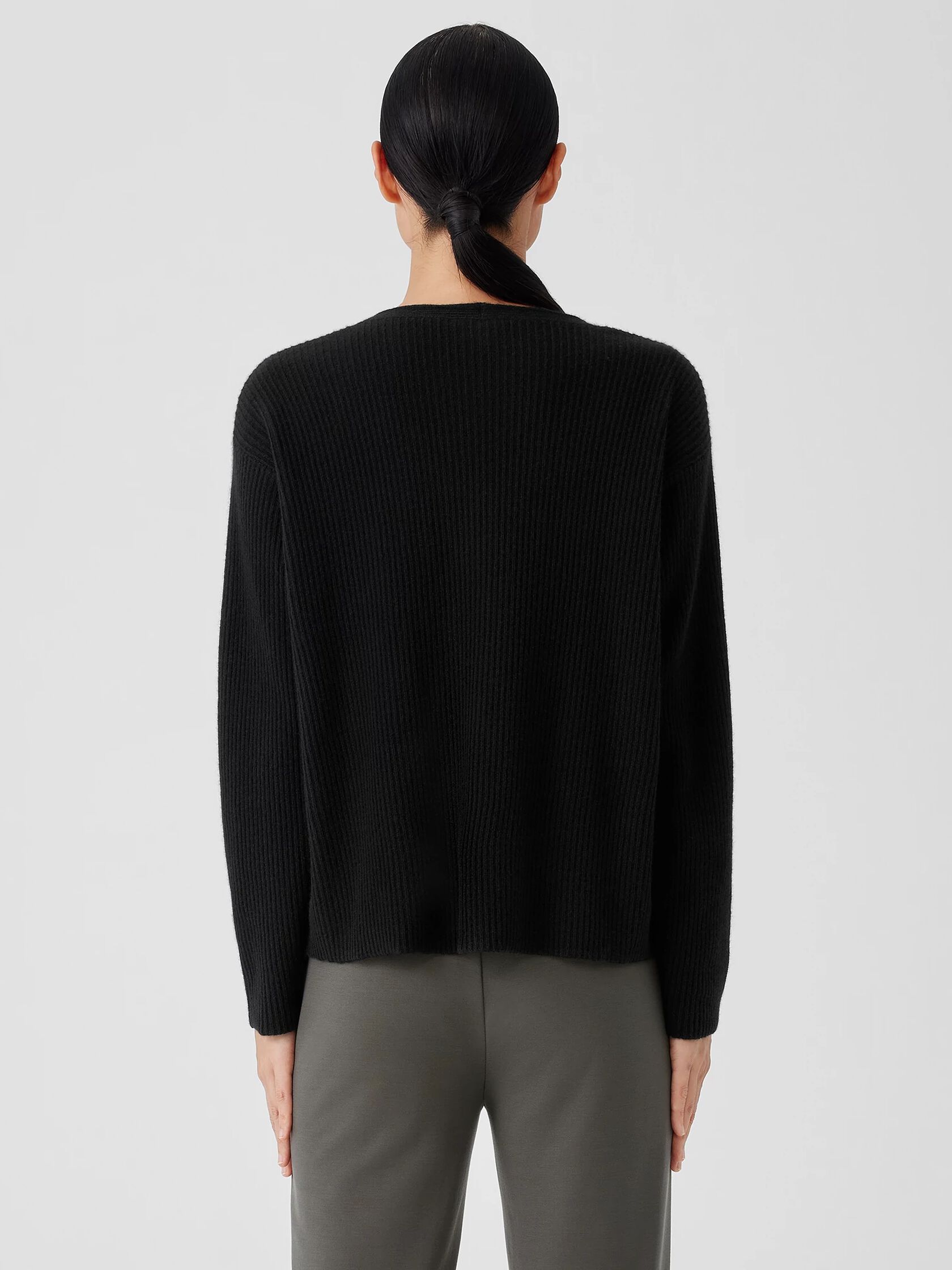 Italian Cashmere V-Neck Top