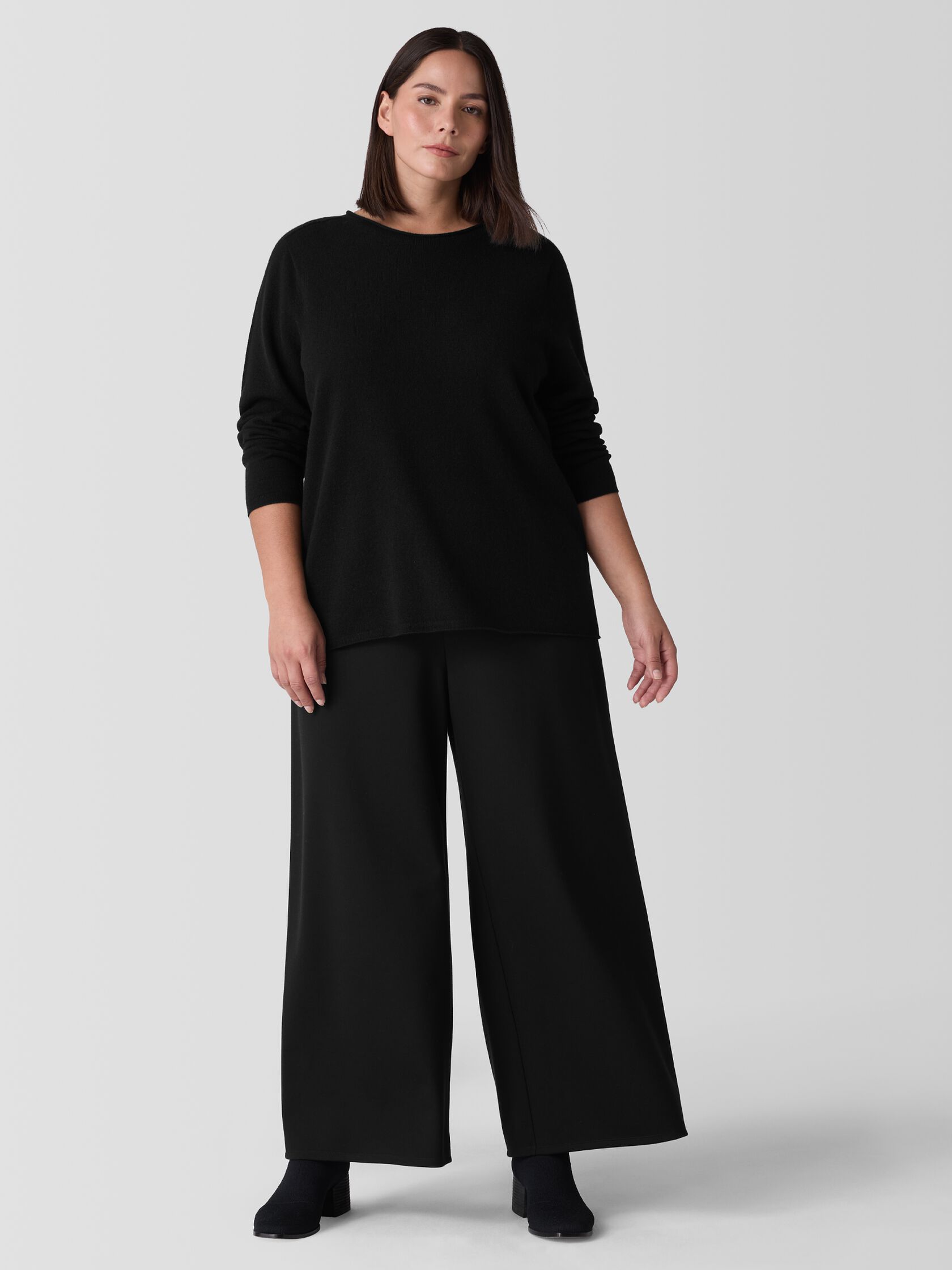 Italian Cashmere Crew Neck Top
