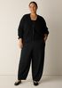 Extra-Fine Ponte Curved Lantern Pant