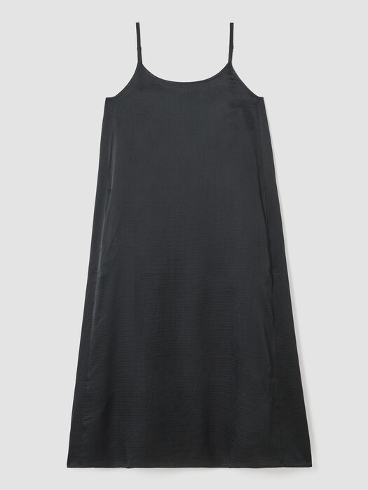 eileen fisher washed silk cami dress Eileen Fisher Smocked Silk Dress