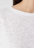 Organic Linen Cotton Slub Bateau Neck Top