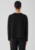 Cozy Brushed Terry Hug Crew Neck Top