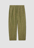 Washed Organic Linen Delave Lantern Pant