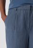 Linen Silk Twill Tapered Pant