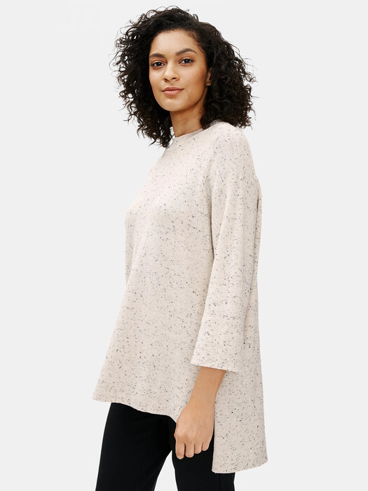 Organic Cotton Speckle Crew Neck Tunic