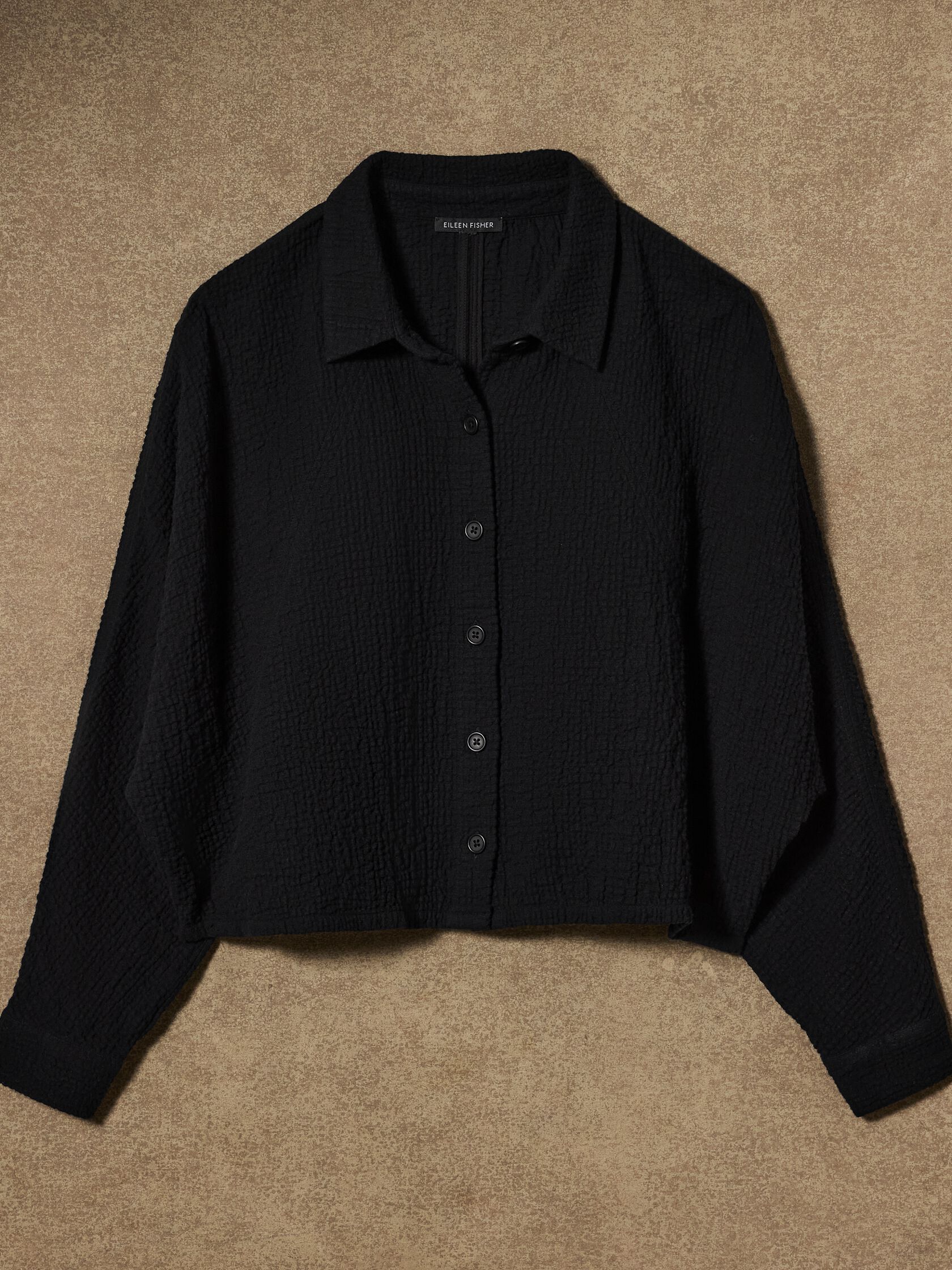 Organic Cotton Doubleweave Classic Collar Jacket