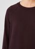 Cozy Brushed Terry Raglan-Sleeve Top