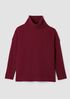 Recycled Wool Cashmere Turtleneck Top