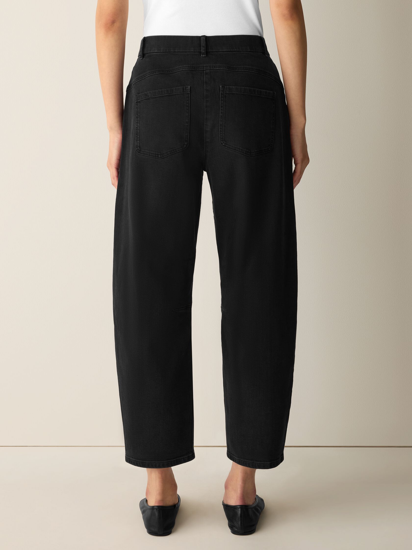 Cotton Stretch Denim Arch Pant