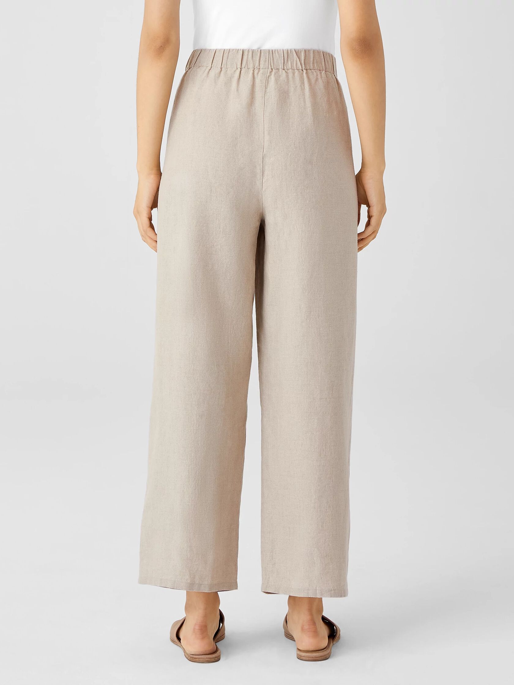 Organic Linen Straight Pant