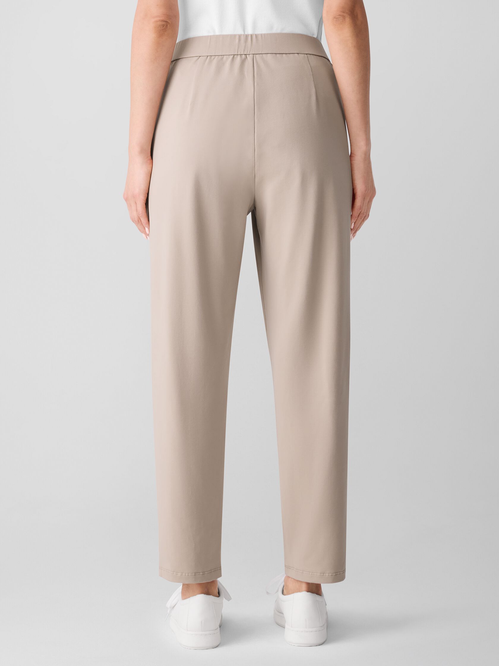 Pima Cotton Stretch Jersey Tapered Pant