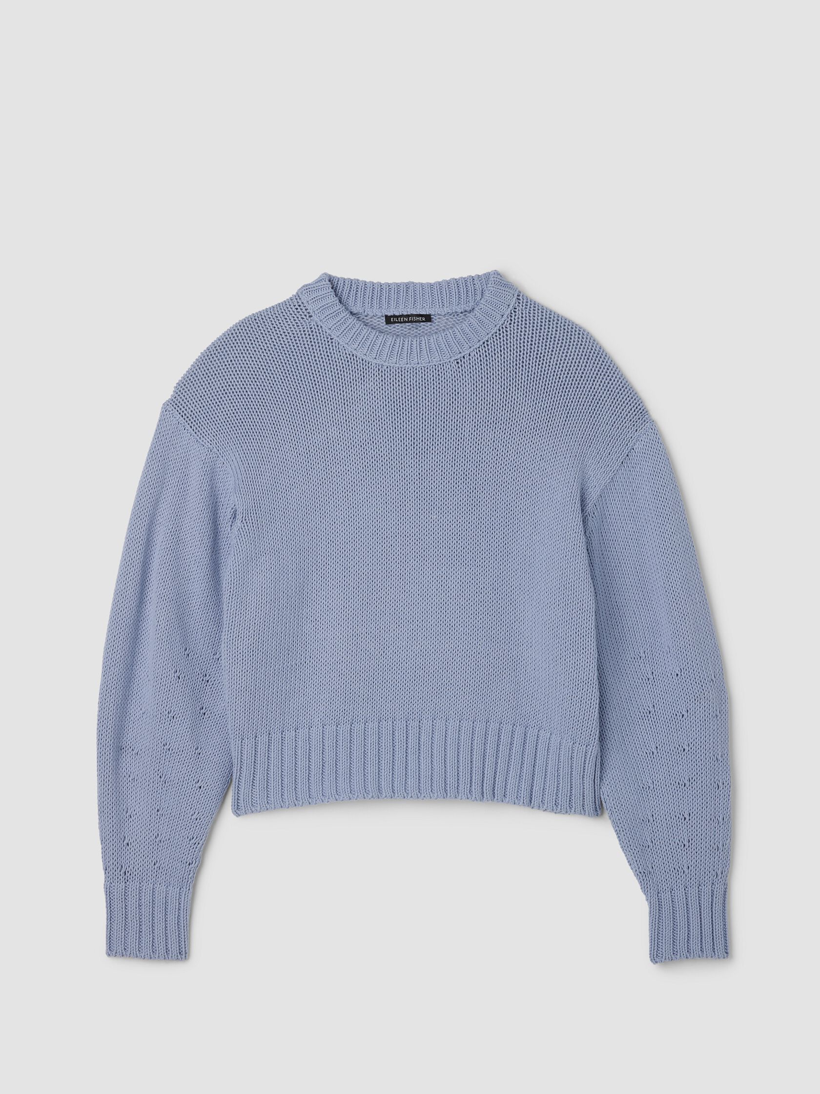 Peruvian Organic Cotton Cord Jersey Crew Neck Top