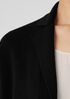 Italian Cashmere Notch Collar Cardigan