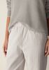 Organic Cotton Pucker Check Tapered Pant
