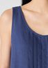 Organic Linen Scoop Neck Dress