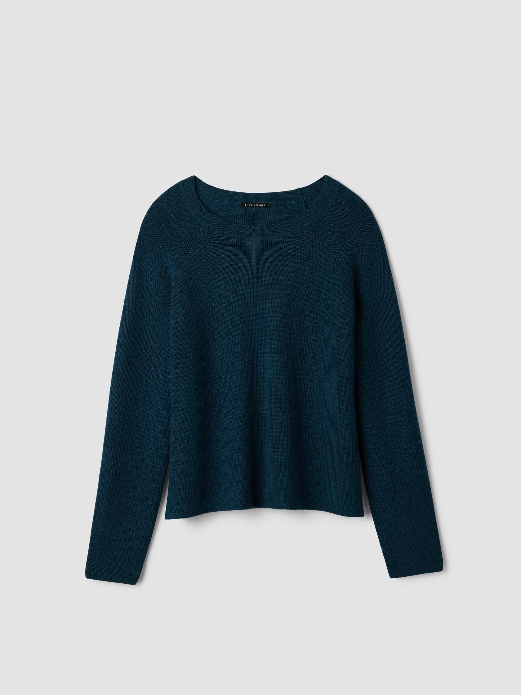 Merino Crew Neck Top in Regenerative Wool