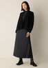 Fine Felted Wool Notch Collar Cardigan in Regenerative Wool