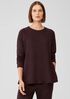 Cozy Brushed Terry Raglan-Sleeve Top