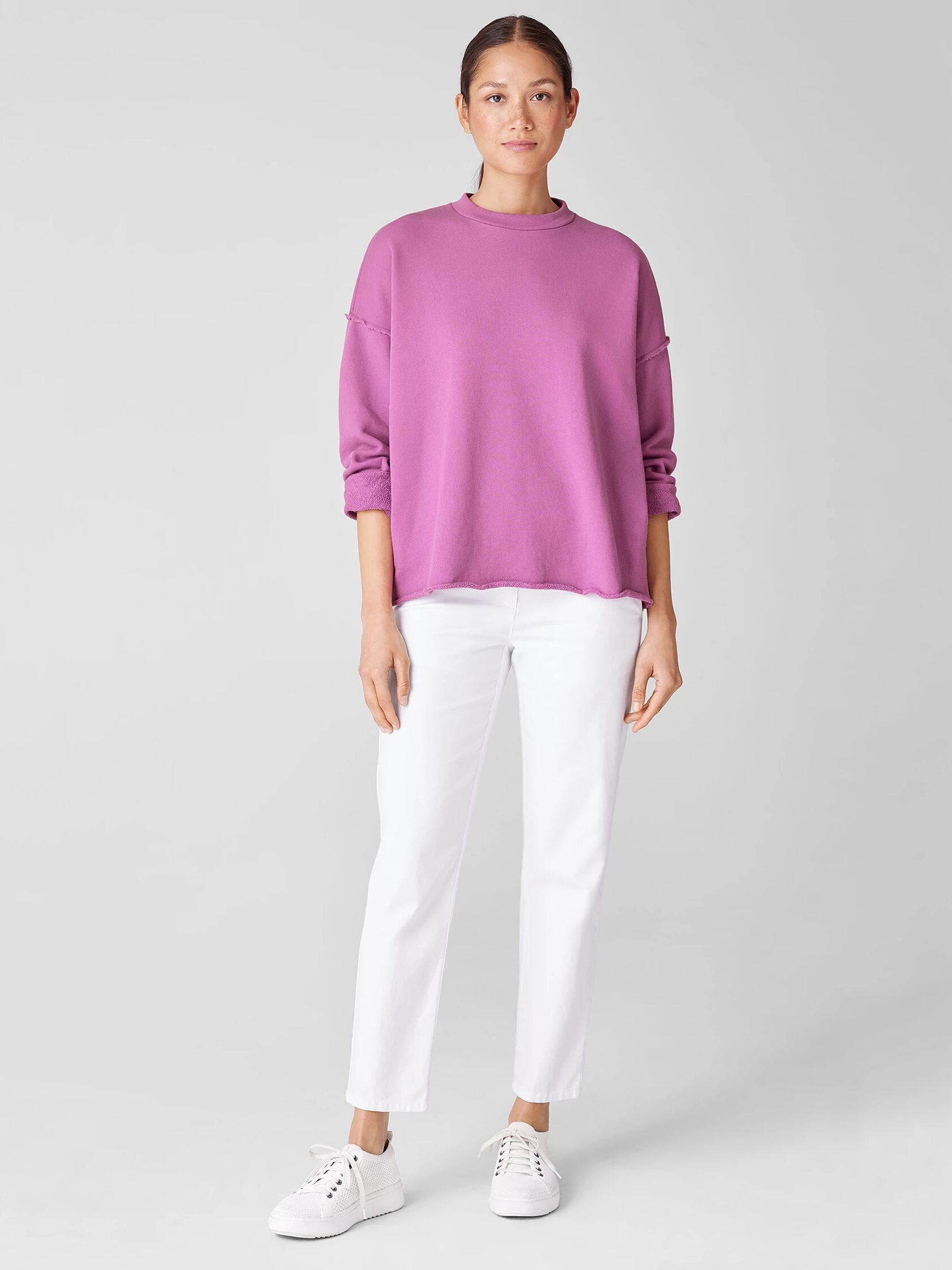 Organic Cotton French Terry Box-Top