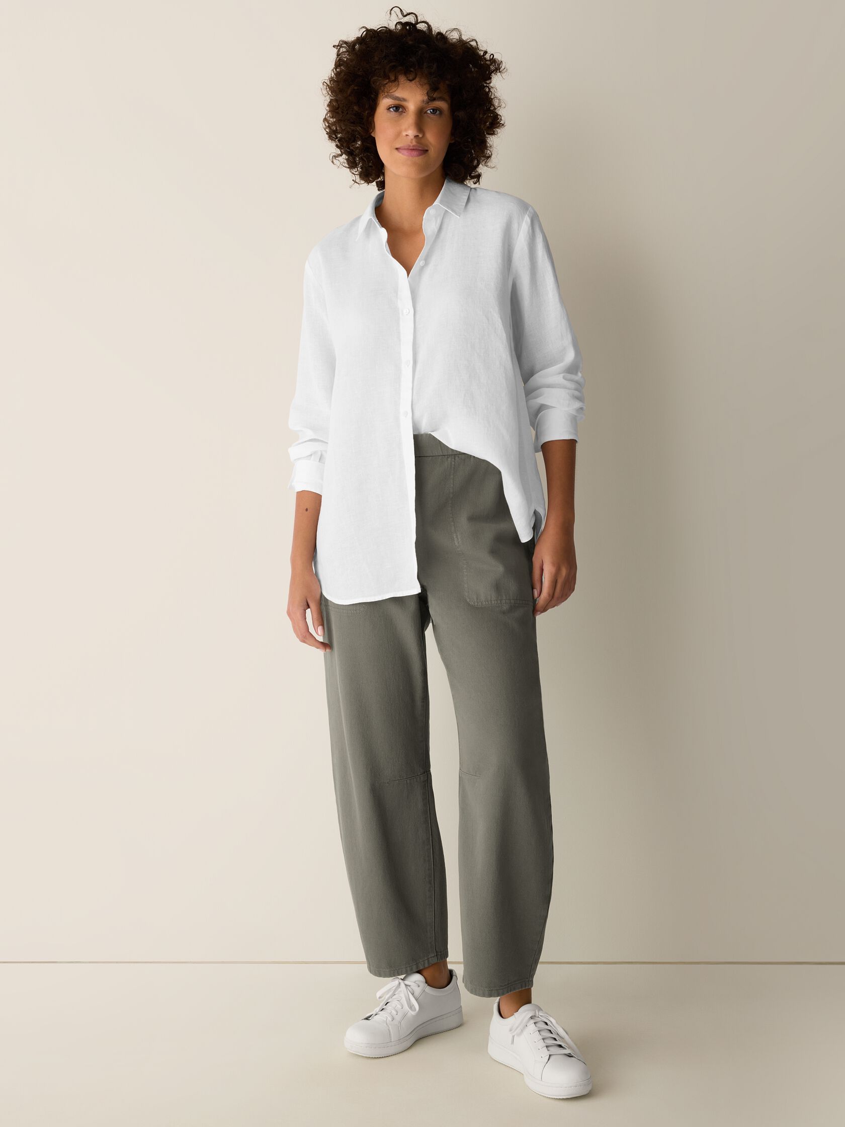 Garment-Dyed Utility Cotton Arch Pant
