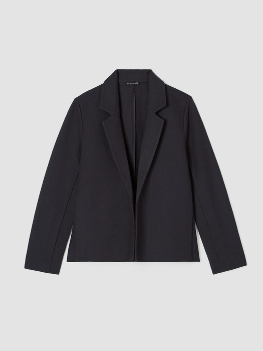 Boiled Wool Jersey Blazer