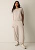 Garment-Dyed Organic Cotton Terry Lantern Pant