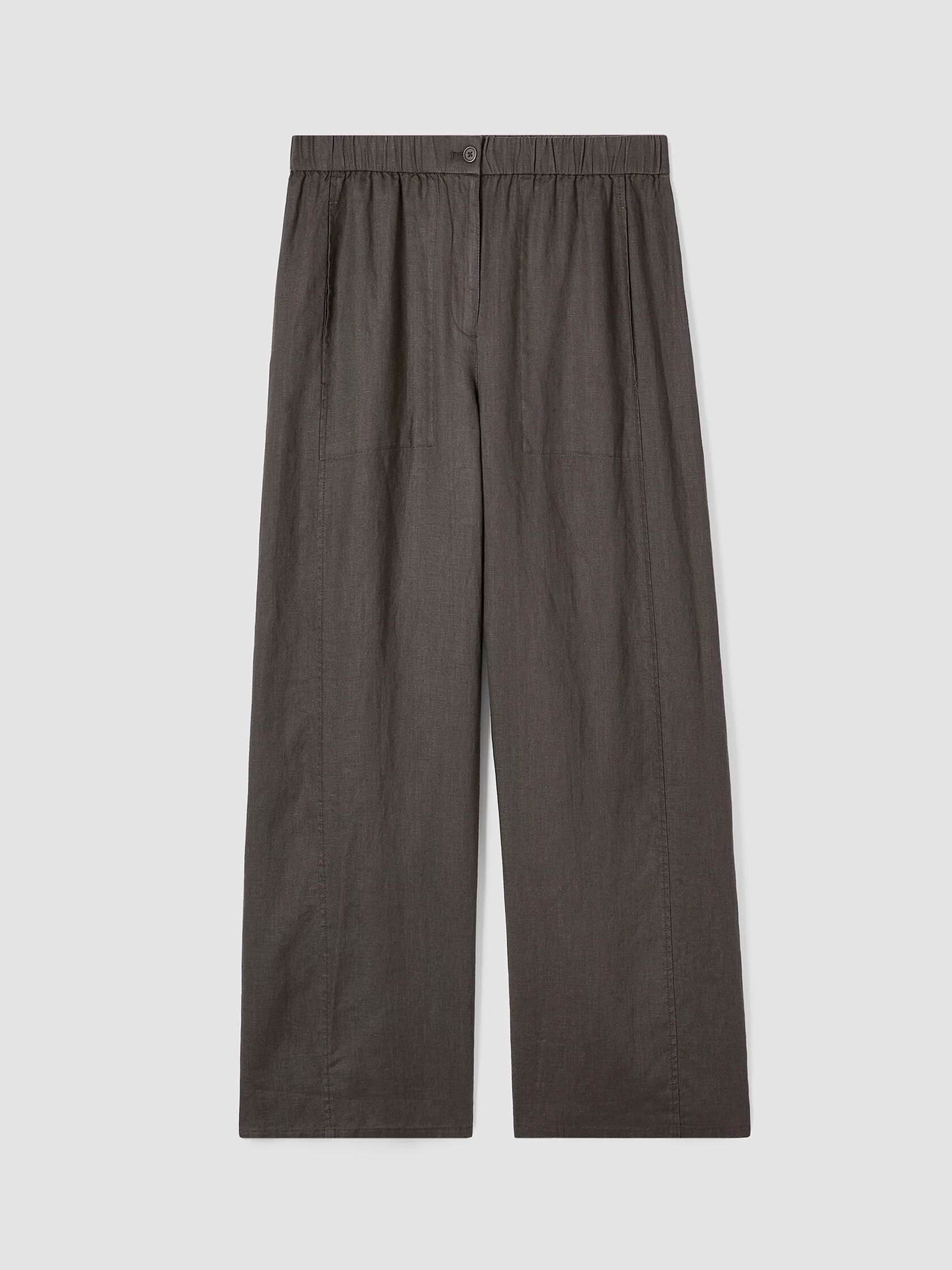 Organic Linen Wide Trouser Pant