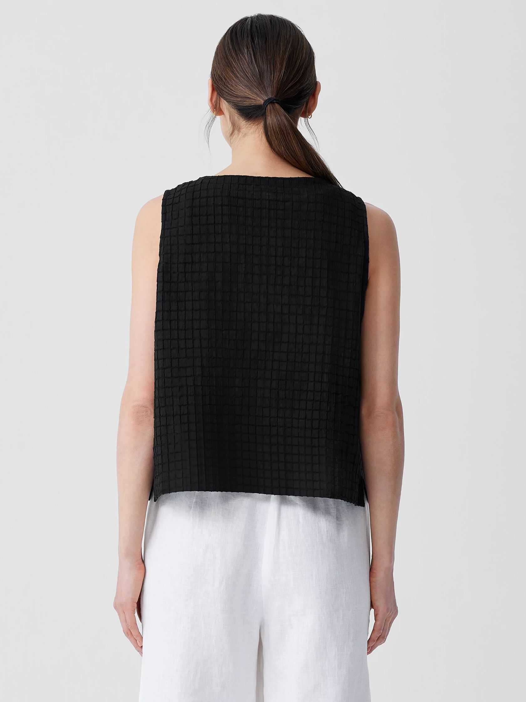Organic Cotton Voile Box Vest