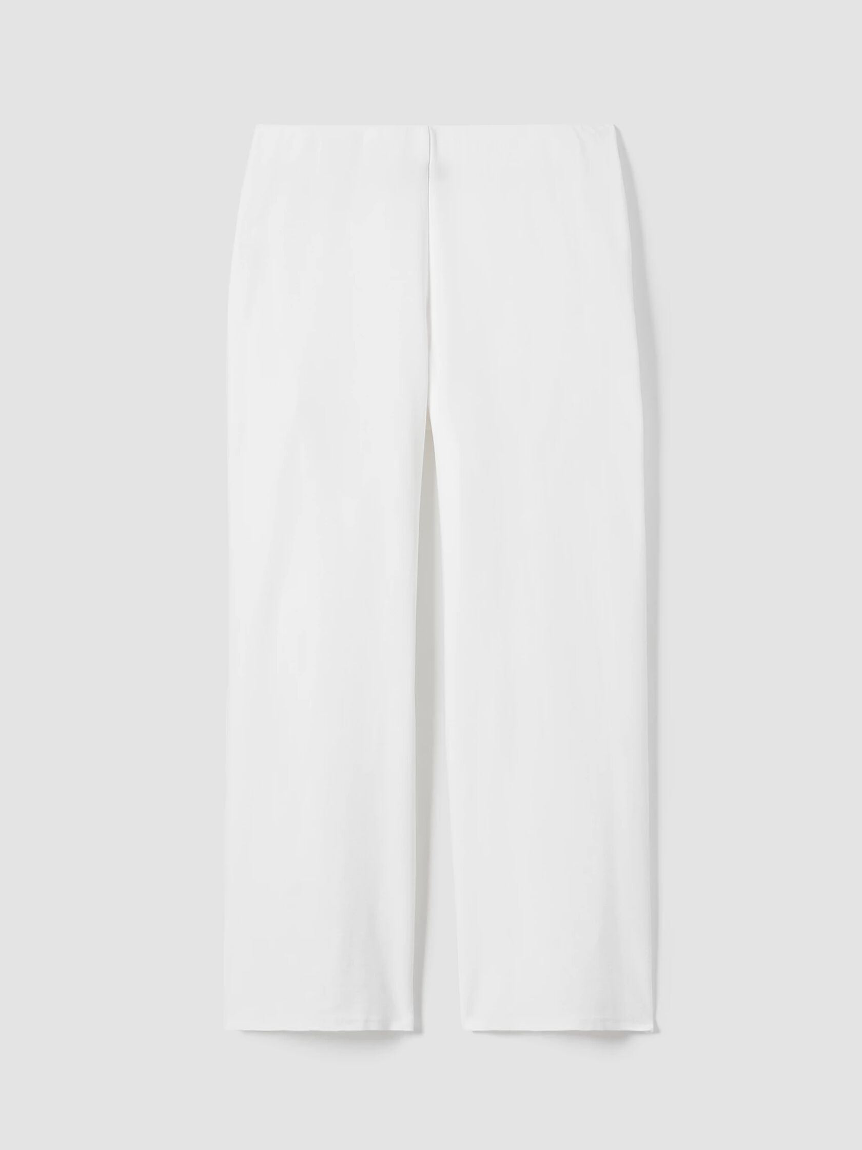 Washable Stretch Crepe Wide-Leg Pant