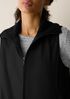 Light Cotton Nylon High Collar Vest