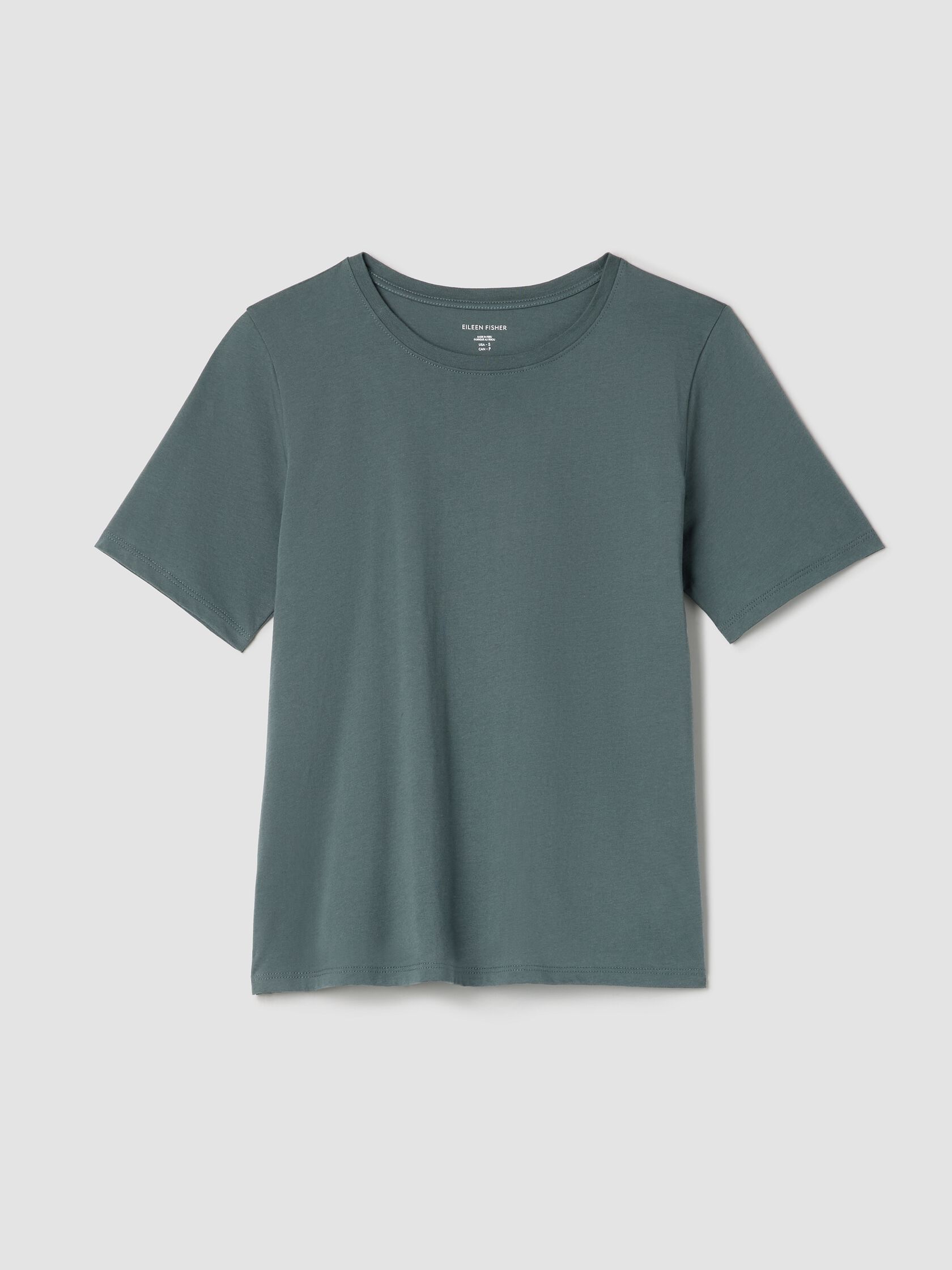 Organic Pima Cotton Jersey Round Neck Tee