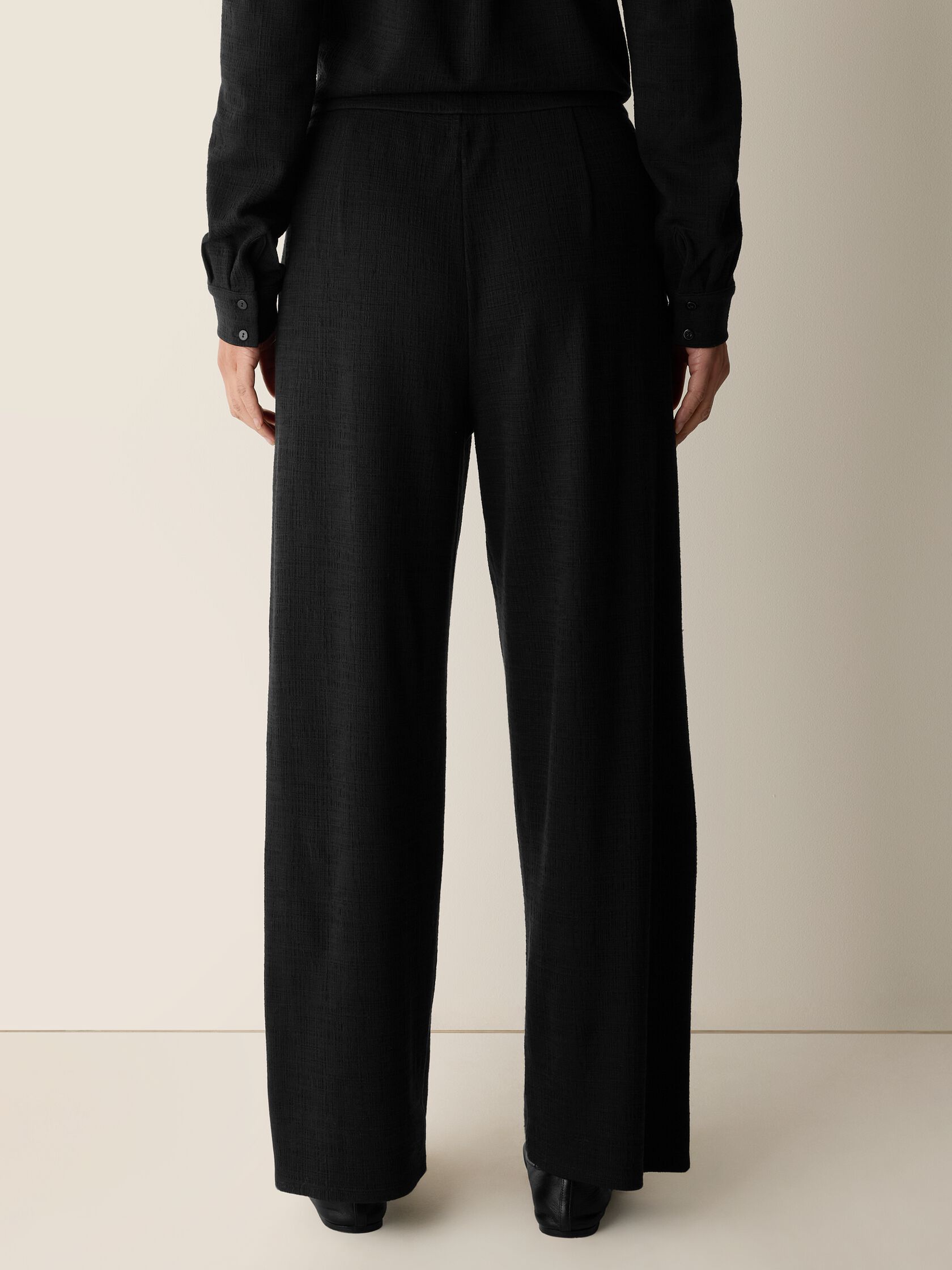 Cross Hatch Stretch Jersey Straight Pant